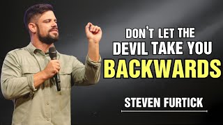 Pastor Steven Furtick Dont Let The Devil Take You Backwards ✝️  God Motivation [upl. by Bonina846]