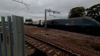 Pendolino train at Carstairs on 20241006 at 1622 Calf Visinse VR180 [upl. by Aket767]