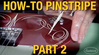 How To Pinstripe Custom Pinstripes with Rick Harris amp Kevin Tetz  Pt2 of 3  Eastwood [upl. by Shalne]