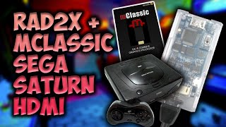 RAD2x  mClassic Sega Saturn HDMI [upl. by Platon]