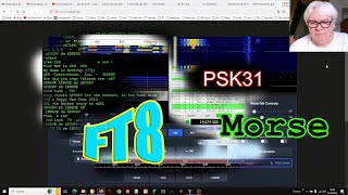 PhantomSDR mit fldigi 🌎 quotGeräusche dekodierenquot ► PSK31 · FT8 · Morse Code ► Decoding signals [upl. by Terra]