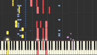 Final Song  MO Instrumental version  animated keyboard [upl. by Amapuna]