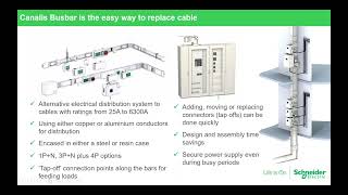 Schneider Electric  Canalis Busbar Trunking System September 2023  Rexel UK [upl. by Jemy]