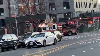 Quick Catch Of FDNY Engine 42 Responding To An EMS Run Along Featherbed Lane [upl. by Freddy]