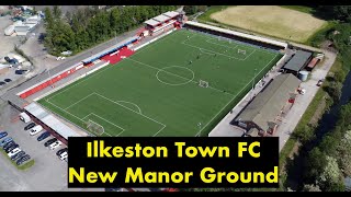 Ilkeston Town FC  New Manor Ground  4K Drone [upl. by Annairda510]