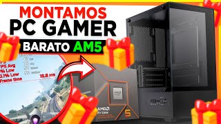 Montando um PC GAMER de Entrada AM5 vs PC Entrada AM4 Ryzen DDR5 e Muito Upgrade [upl. by Aleen]