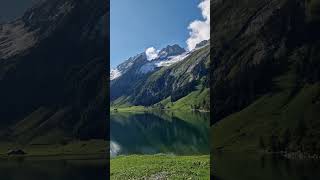 SeealpseeSwitzerlandAlpsLakeMountainsHikingWandernNature🏔🇨🇭🔝switzerland lake nature alps [upl. by Eserehs470]