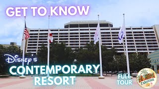 Disneys Contemporary Resort  Full Tour [upl. by Aennyl]