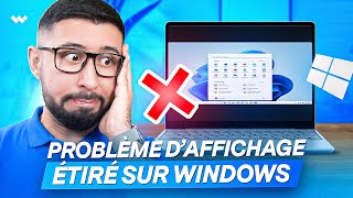 Comment réparer le problème daffichage étiré sur Windows 10 et 11 Tuto 2024 [upl. by Houston207]