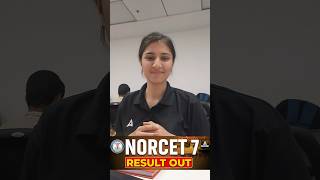 NORCET 7 Result Out NORCET7 NORCET2024 NursingExams ExamResults CutOffMarks [upl. by Anissej]