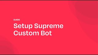 Setting Up Supreme Custom Bot  Discord Ticket Bot  Helpergg  Parentgg  Best Ticket Bot [upl. by Nimrac322]