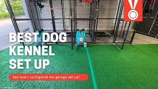 Best dog kennel set up [upl. by Aetnahc]