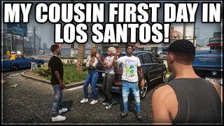 My Cousins First Day In Los Santos  GTA RP  Grizzley World WHITELIST [upl. by Niliac]