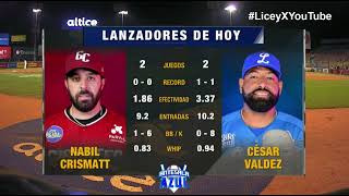 Gigantes del Cibao Vs Tigres del Licey  RESUMEN [upl. by Marleah]