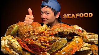 ASMR SEAFOOD BOIL MUKBANG  ALASKA CRAB  LOBSTER  COOK amp EAT  YEN AN UONG [upl. by Neeham]