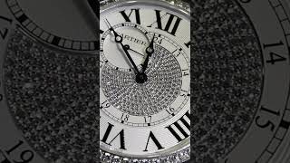 The Cartier Ronde Louis with Diamonds  SwissWatchExpo [upl. by Odanref238]