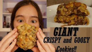 Famous Levain Bakery Gooey Chocoate Chip Walnut Cookie Recipe [upl. by Onaicram]