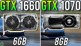 GTX 1660 6GB vs GTX 1070 8GB  Tested in 2023 [upl. by Eiddam]