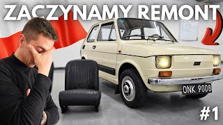 NOWY PROJEKT REMONTUJEMY FIATA 126p 1984 [upl. by Atirak525]