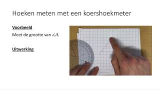 Hoeken meten met een koershoekmeter 4 VMBOKGT [upl. by Kynan]