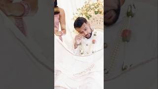 Wait for his reaction🥹Bride Groom Emotional to see each otherindianweddingemotionalmomentbride [upl. by Nodal]