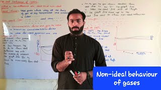 Non Ideal behaviour of gases  ch3  11th class Chemistry [upl. by Darby]