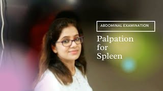 Palpation for spleen [upl. by Tiras]