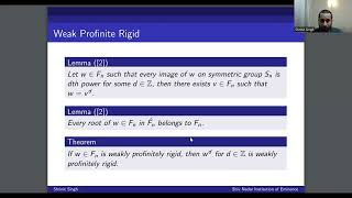 WoG 2024 Contrib Shrinit Singh  Endomorphic equivalent words in free groups [upl. by Gies686]