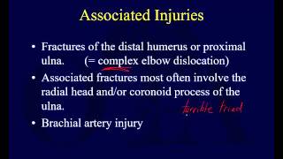 Elbow Dislocations and Elbow Instability [upl. by Aromas]