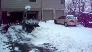 2007 Yamaha Rhino 660 With Warn Plow reviewMOV [upl. by Strickler312]