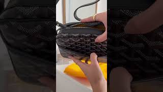 Goyard CapVert Bag Unboxing shorts goyard unboxing luxury handbag haul luxurybag designer [upl. by Ahseniuq]