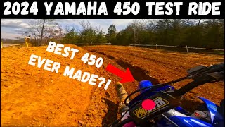 Is This REALLY The BIKE OF THE YEAR 2024 YZ450 Test Rip at Lake Sugar Tree MX [upl. by Adnaloy]