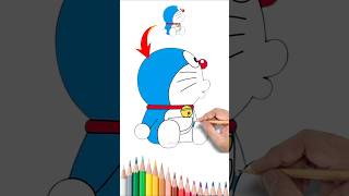 P2 How to paint a Doraemon Drawing Doraemon cutedrawing painting [upl. by Ellehcit808]