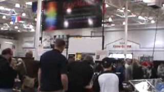 Knife sharpening at knife and gun shows [upl. by Atrahc]