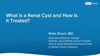 What is a Renal Cyst and How Is It Treated  UCLA Health  Brian Shuch MD [upl. by Erej770]