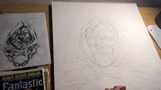 Drawing doctor doom [upl. by Sibylle209]