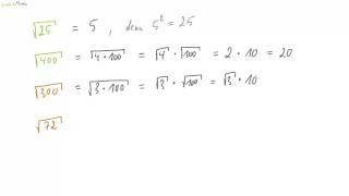 19 Wurzeln  Teilweises Radizieren  Teilweises Wurzelziehen [upl. by Tahpos]