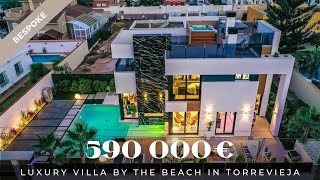 NEW LISTING ⭐️ Stunning New Build Luxury Villa for sale in Torrevieja Alicante Spain 🏝️ in 5 min [upl. by Gerome630]