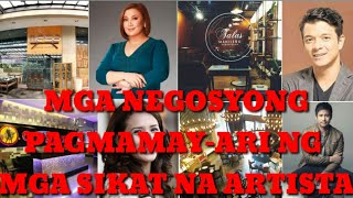 ●SILA PALA ANG NAGMAMAYARI NG MALALAKING BUSINESS NA ITO Sharon Cuneta  Jericho Rosales  Marvin [upl. by Conah]