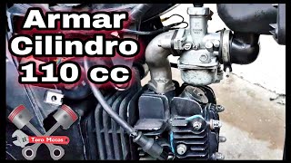 como Armar CILINDRO de Moto 110cc Paso A Paso [upl. by Solram121]