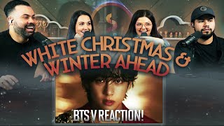 V of BTS quotWinter Ahead MV amp White Christmas MVquot  What an Emotional Rollercoaster  Couples React [upl. by Charline]