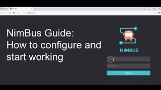 NimBus Guide How to configure and start working [upl. by Lyford]