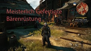 The Witcher 3  Meisterlich Gefertigte Bärenrüstung  Schwere Rüstung [upl. by Tena]