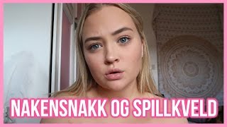 Nakensnakk og spillkveld ▽ VLOG [upl. by Sitruk784]