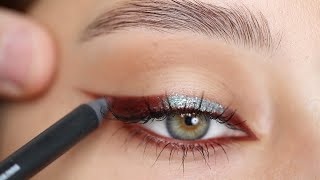 HOW TO BROWN COLORFUL EYELINER  Hindash [upl. by Huberto]