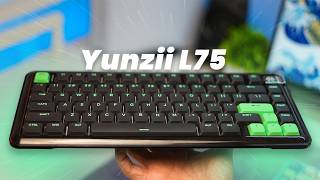 Yunziis First Low Profile Keyboard  L75 Review [upl. by Halli]