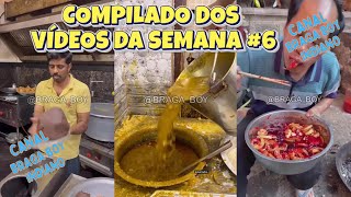 COMPILADO DOS VÍDEOS DA SEMANA 6 COMIDAS INDIANAS [upl. by Danzig598]