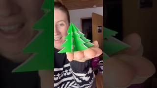 Sind wir bereit für Weihnachtscontent  DIY Tannenbaum falten 🌲💕 origami [upl. by Nila]