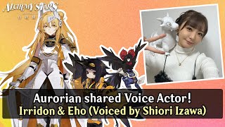 Alchemy Stars Aurorian shared Voice Actor  Irridon amp Eho voiced by Shiori Izawa [upl. by Ainoek755]