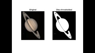 segmentation by using Otsus Binarization شرح عربي [upl. by Araf362]